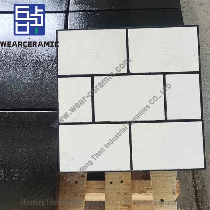 ZTA Ceramic Composite Plate For Mining And Mineral Processing